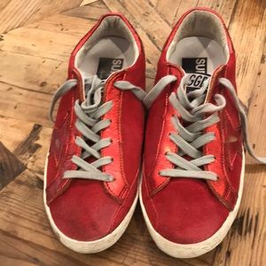 Golden Goose red 37